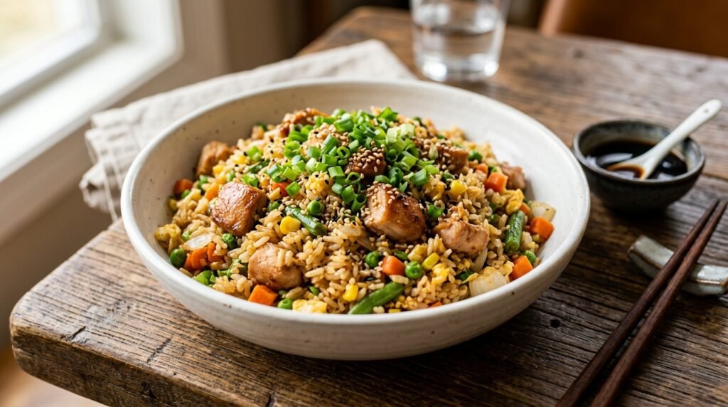 Homemade Easy Chicken Fried Rice