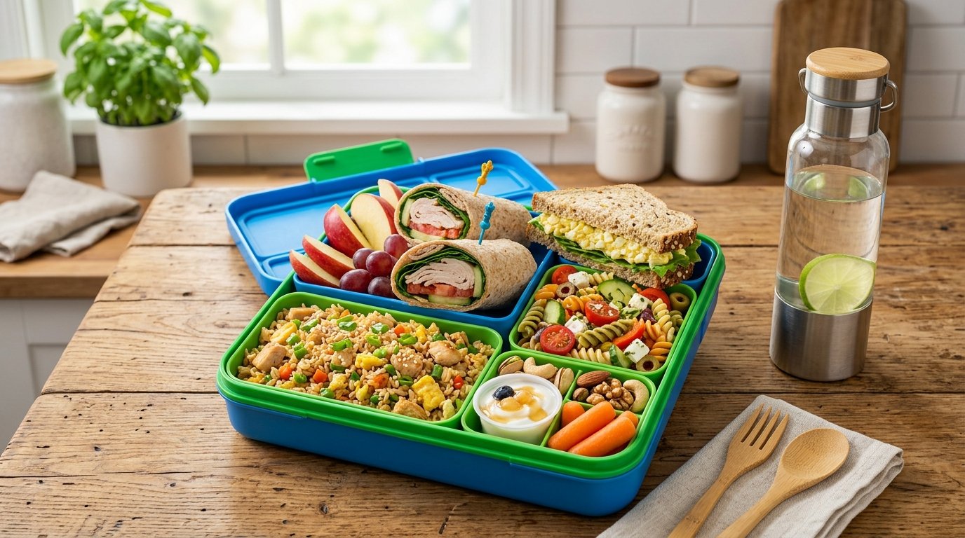 Best Lunch Box Recipes for School and Office with healthy homemade meals